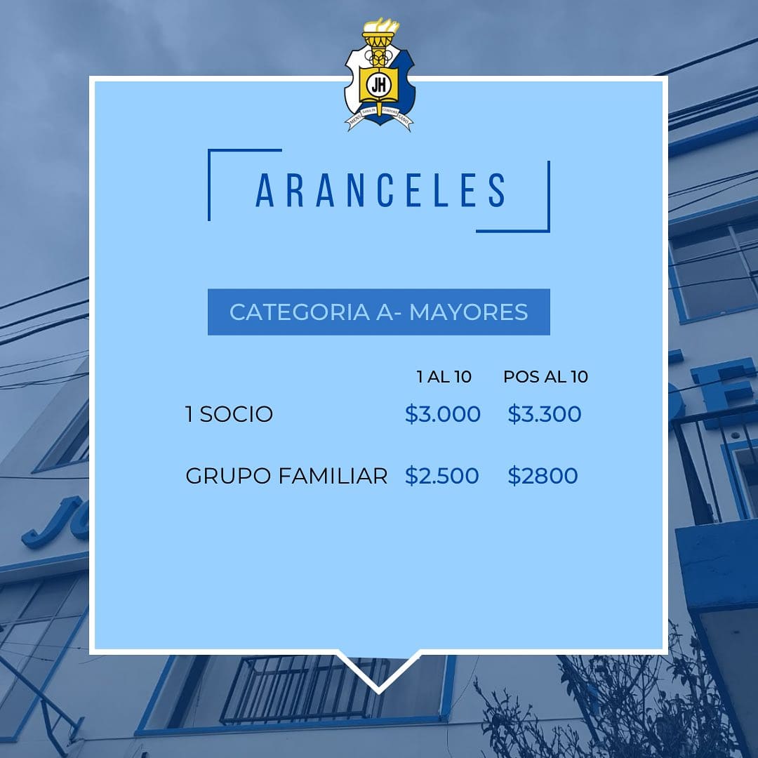aranceles de mayores
